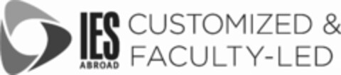 IES ABROAD CUSTOMIZED & FACULTY-LED Logo (USPTO, 18.10.2018)