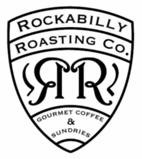 ROCKABILLY ROASTING CO. RR GOURMET COFFEE & SUNDRIES Logo (USPTO, 06.02.2019)