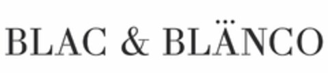 BLAC & BLANCO Logo (USPTO, 03/28/2019)