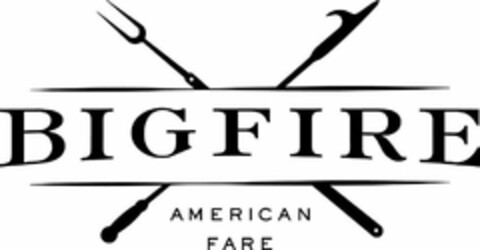 BIGFIRE AMERICAN FARE Logo (USPTO, 09.04.2019)