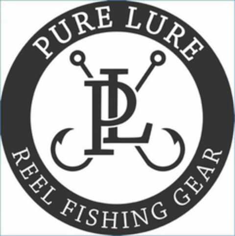 PURE LURE REEL FISHING GEAR PL Logo (USPTO, 25.06.2019)