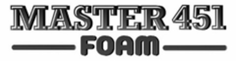 MASTER 451 FOAM Logo (USPTO, 11.07.2019)