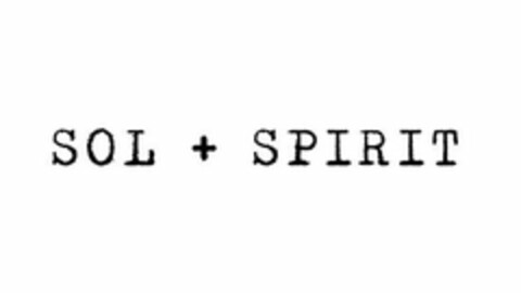 SOL + SPIRIT Logo (USPTO, 02.10.2019)