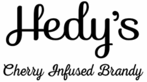 HEDY'S CHERRY INFUSED BRANDY Logo (USPTO, 10/25/2019)