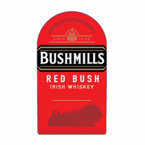 SINCE B 1608 BUSHMILLS RED BUSH IRISH WHISKEY OLD BUSHMILLS Logo (USPTO, 06/26/2020)