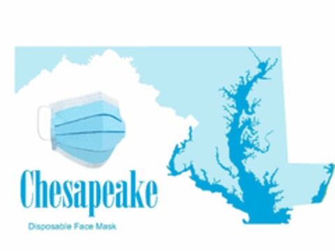 CHESAPEAKE DISPOSABLE FACE MASK Logo (USPTO, 11.08.2020)
