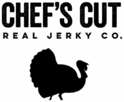 CHEF'S CUT REAL JERKY CO. Logo (USPTO, 26.08.2020)