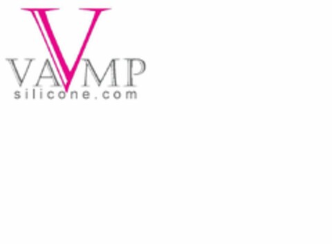 V VAMP SILICONE.COM Logo (USPTO, 21.04.2009)