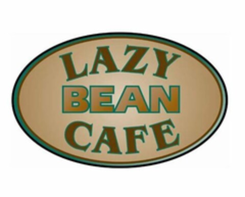 LAZY BEAN CAFE Logo (USPTO, 04/28/2009)