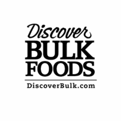 DISCOVER BULK FOODS DISCOVERBULK.COM Logo (USPTO, 04.06.2009)