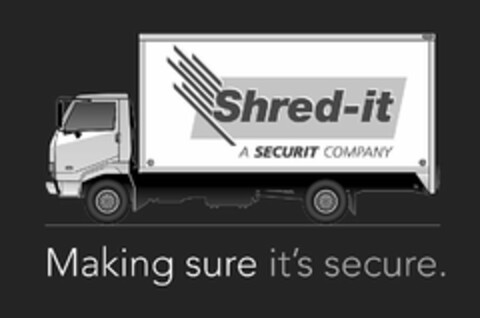 SHRED-IT A SECURIT COMPANY MAKING SURE IT'S SECURE. Logo (USPTO, 22.07.2009)