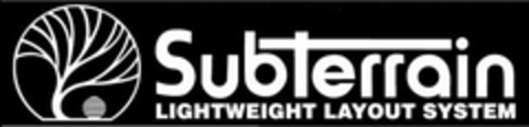SUBTERRAIN LIGHTWEIGHT LAYOUT SYSTEM Logo (USPTO, 24.07.2009)