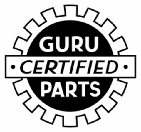 GURU CERTIFIED PARTS Logo (USPTO, 21.09.2009)