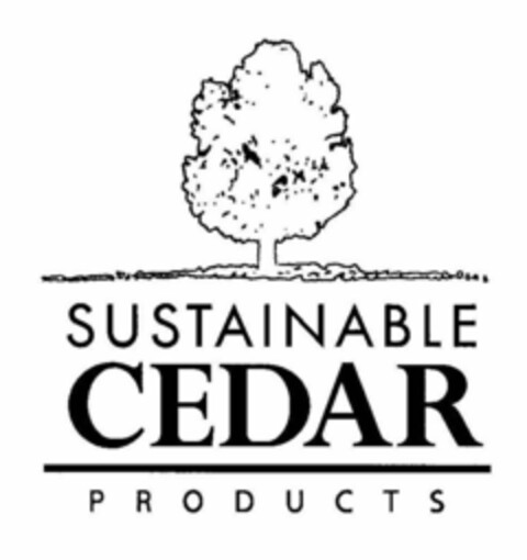 SUSTAINABLE CEDAR PRODUCTS Logo (USPTO, 15.01.2010)