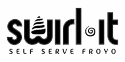 SWIRL IT SELF SERVE FROYO Logo (USPTO, 02.04.2010)