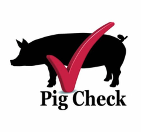 PIG CHECK Logo (USPTO, 04/12/2010)