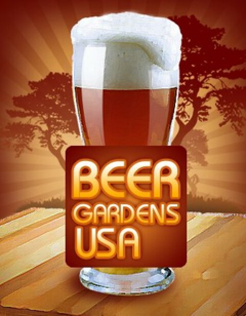 BEER GARDENS USA Logo (USPTO, 26.06.2011)