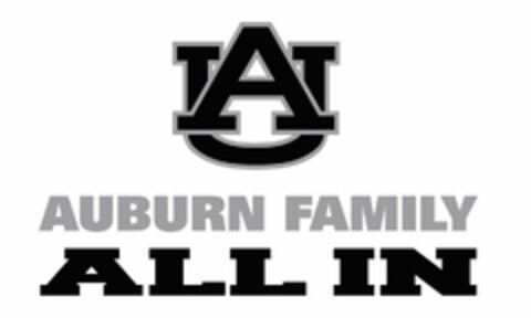 AU AUBURN FAMILY ALL IN Logo (USPTO, 30.09.2011)