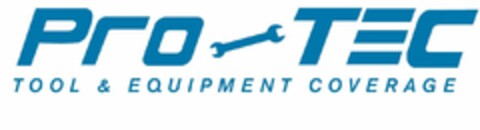 PRO TEC TOOL & EQUIPMENT COVERAGE Logo (USPTO, 03.12.2011)