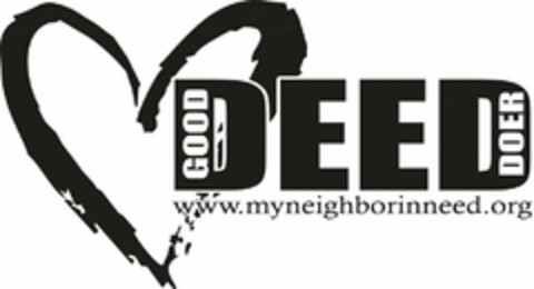 GOOD DEED DOER WWW.MYNEIGHBORINNEED.ORG Logo (USPTO, 02/26/2012)