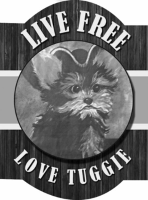 LIVE FREE LOVE TUGGIE Logo (USPTO, 10/16/2012)