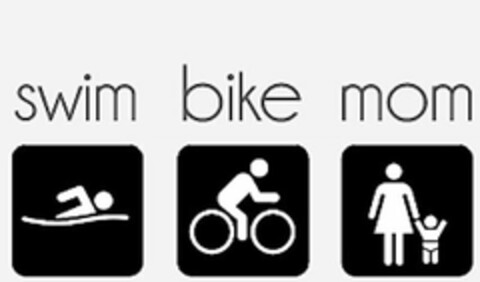 SWIM BIKE MOM Logo (USPTO, 03/20/2013)