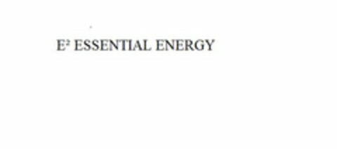 E² ESSENTIAL ENERGY Logo (USPTO, 09/25/2014)