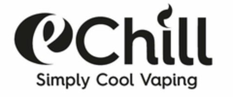 ECHILL SIMPLY COOL VAPING Logo (USPTO, 22.01.2015)