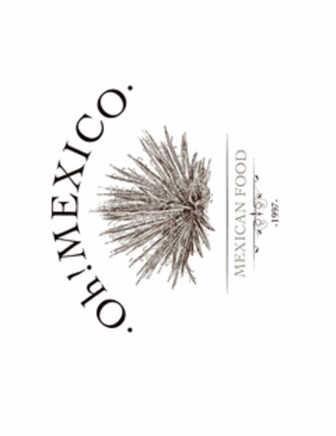 OH! MEXICO MEXICAN FOOD 1997 Logo (USPTO, 21.07.2015)