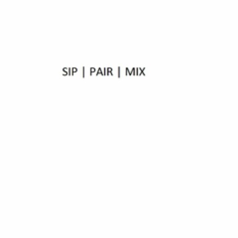 SIP PAIR MIX Logo (USPTO, 18.01.2016)