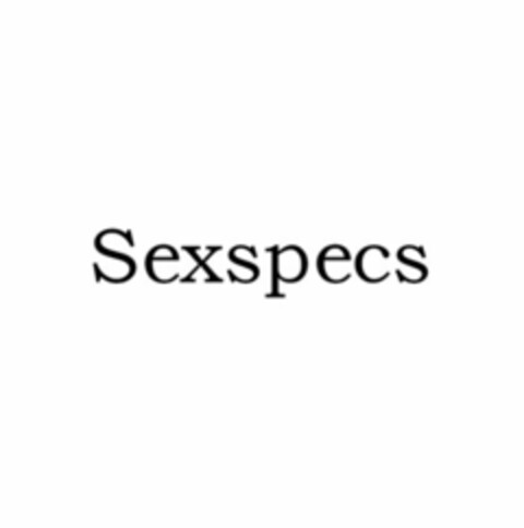 SEXSPECS Logo (USPTO, 28.04.2016)