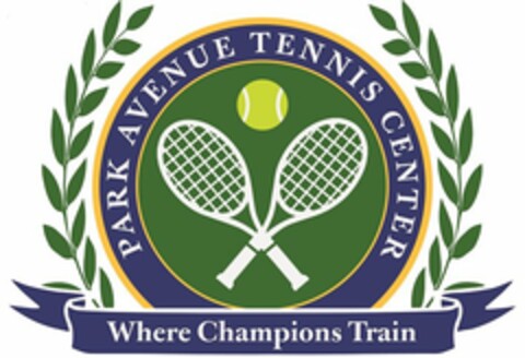 PARK AVENUE TENNIS CENTER WHERE CHAMPIONS TRAIN Logo (USPTO, 11/28/2016)