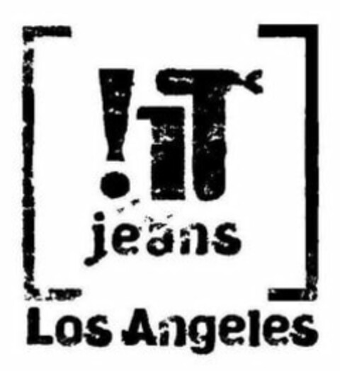 !IT JEANS LOS ANGELES Logo (USPTO, 04/19/2017)