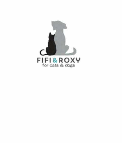 FIFI & ROXY FOR CATS & DOGS Logo (USPTO, 13.02.2018)