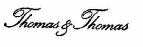 THOMAS & THOMAS Logo (USPTO, 14.03.2018)