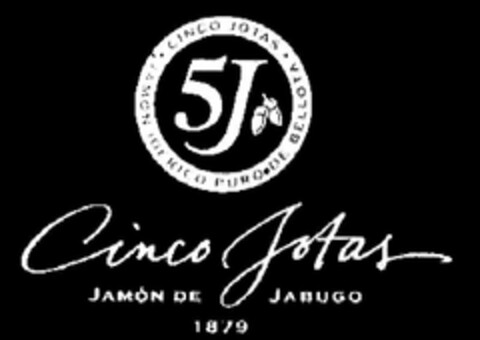 5J CINCO JOTAS JAMON IBERICO PURO DE BELLOTA JAMON DE JABUGO 1879 Logo (USPTO, 14.03.2018)