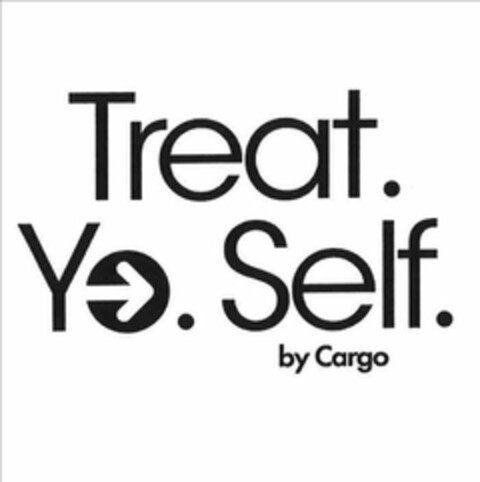 TREAT. YO. SELF. BY CARGO Logo (USPTO, 05/07/2019)