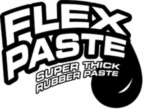 FLEX PASTE SUPER THICK RUBBER PASTE Logo (USPTO, 12/30/2019)