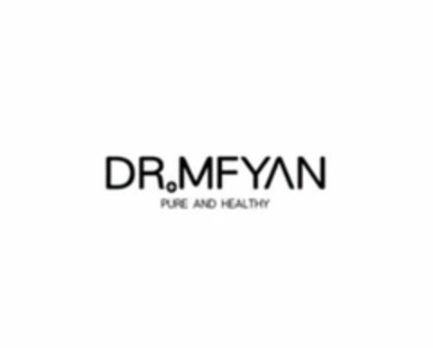 DR MFYAN PURE AND HEALTHY Logo (USPTO, 12.05.2020)