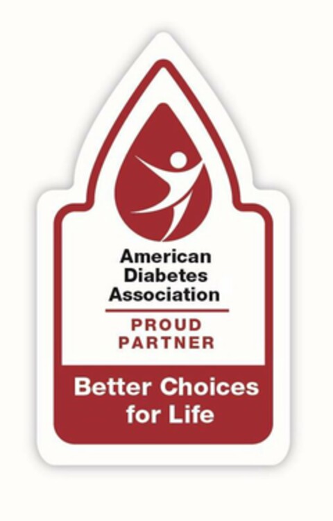 AMERICAN DIABETES ASSOCIATION PROUD PARTNER BETTER CHOICES FOR LIFE Logo (USPTO, 31.08.2020)