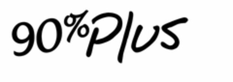 90 % PLUS Logo (USPTO, 09/23/2009)