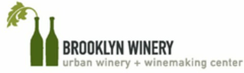 BROOKLYN WINERY URBAN WINERY + WINE MAKING CENTER Logo (USPTO, 06.08.2010)