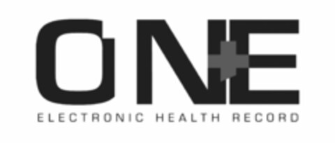 ONE ELECTRONIC HEALTH RECORD Logo (USPTO, 06.06.2011)