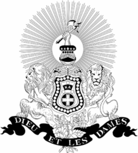 K A DIEU ET LES DAMES Logo (USPTO, 08.12.2011)