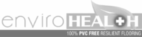 ENVIROHEALTH 100% PVC FREE RESILIENT FLOORING Logo (USPTO, 10.01.2012)