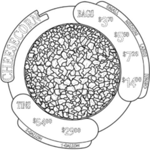 CHEESECORN BAGS $370 SMALL $550 MEDIUM $725 LARGE $1400 TNS $5400 $2900 Logo (USPTO, 11.06.2012)