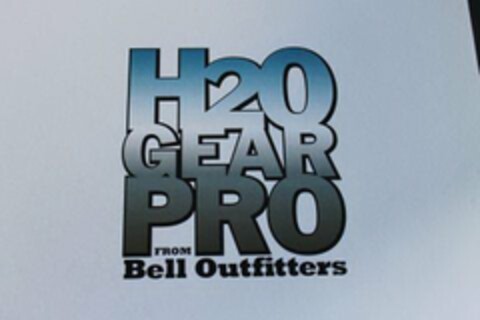 H2O GEAR PRO FROM BELL OUTFITTERS Logo (USPTO, 12/14/2012)