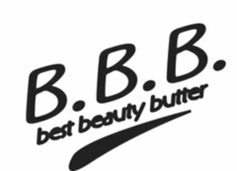 B.B.B. BEST BEAUTY BUTTER Logo (USPTO, 18.04.2013)