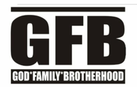 GFB GOD*FAMILY*BROTHERHOOD Logo (USPTO, 17.02.2014)