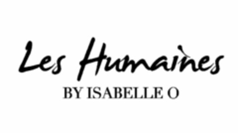 LES HUMAINES BY ISABELLE O Logo (USPTO, 29.07.2014)